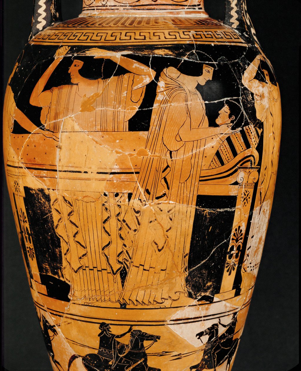 A prótese, a disposição do cadáver ... de Kleophrades Painter (fl.500 475 BC)
