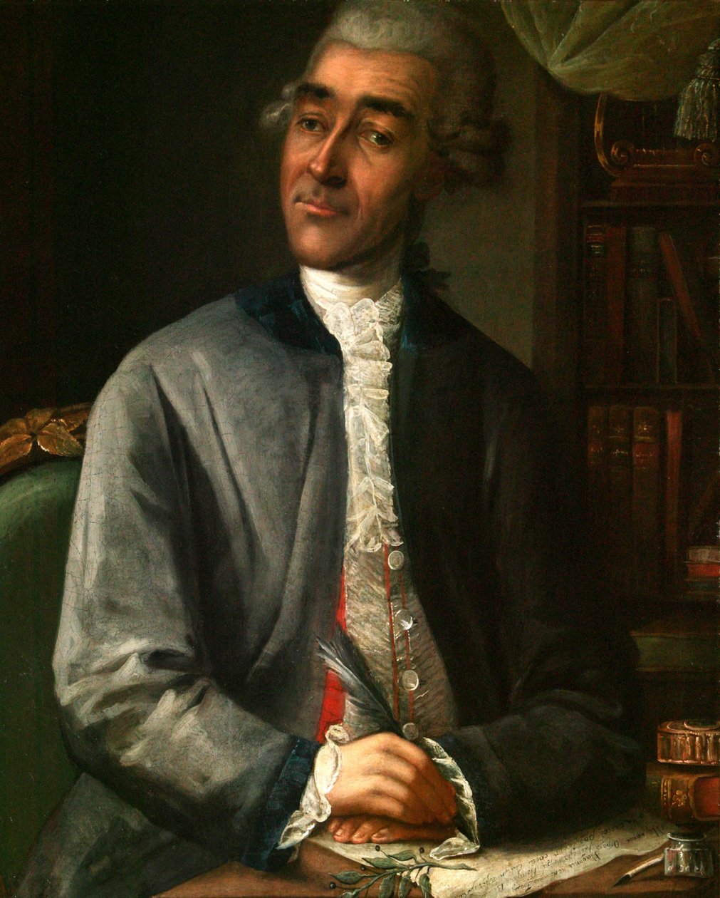 Retrato do escritor Vasily Grigorievich Ruban