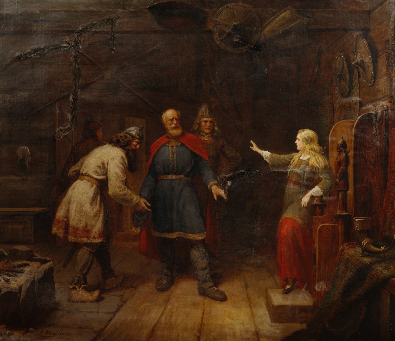 Harald propõe a Gyda de Knud Bergslien