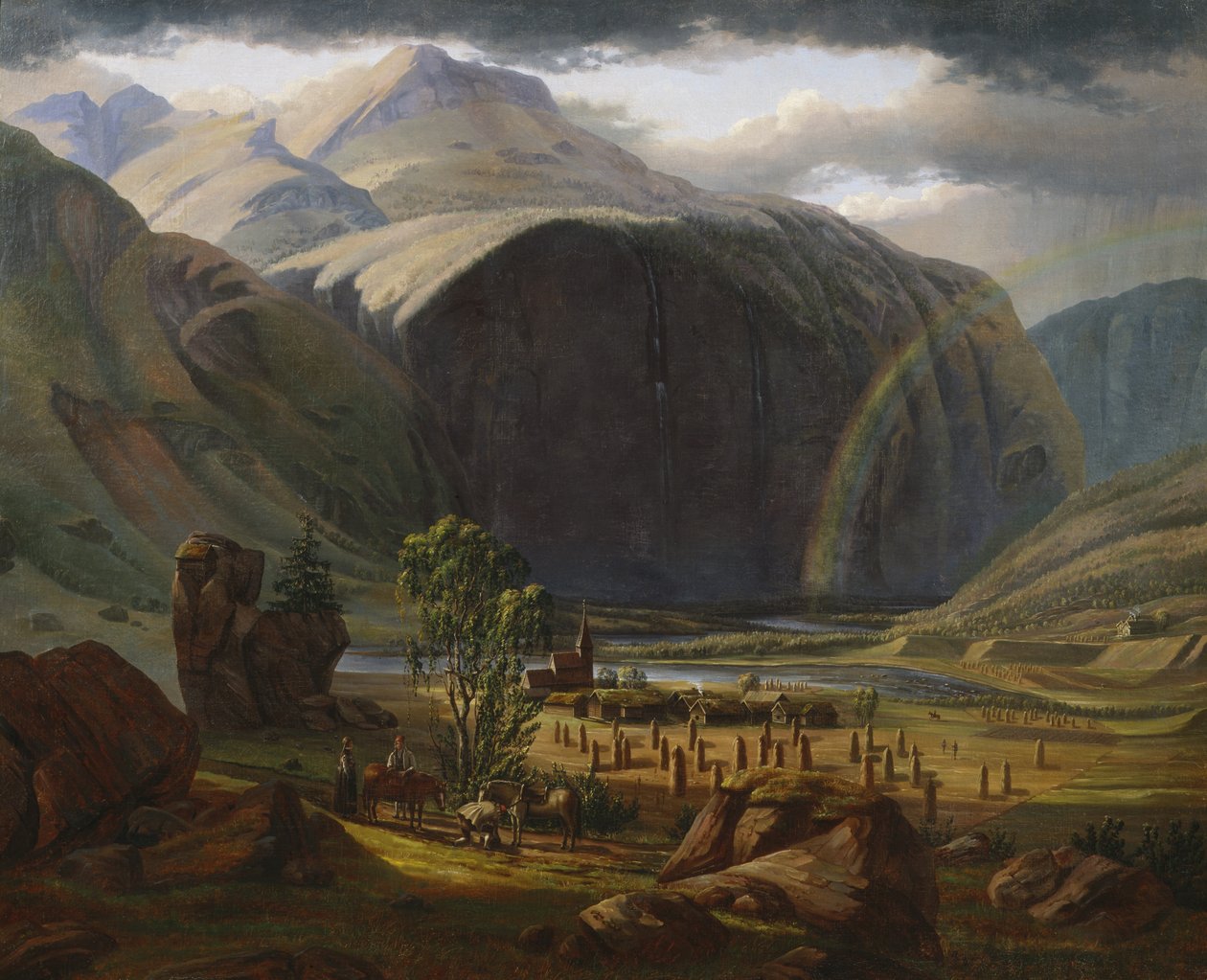 De Fortundalen (óleo sobre tela) de Knud Geelmuyden Bull