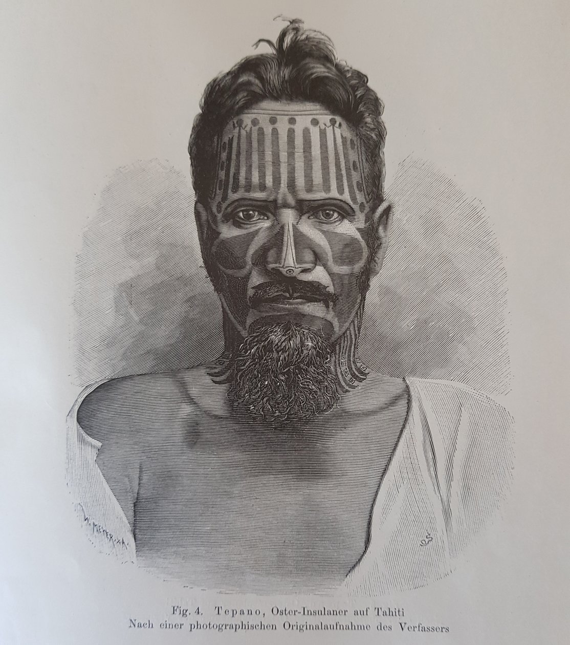 Juan Tepano, ilustração de 