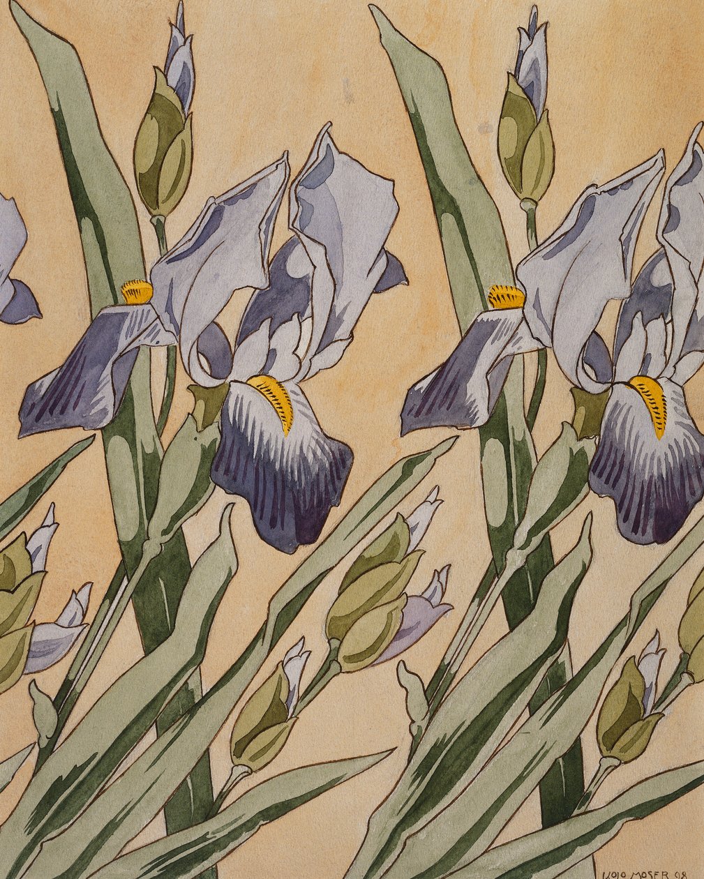 Íris, 1898 de Koloman Moser