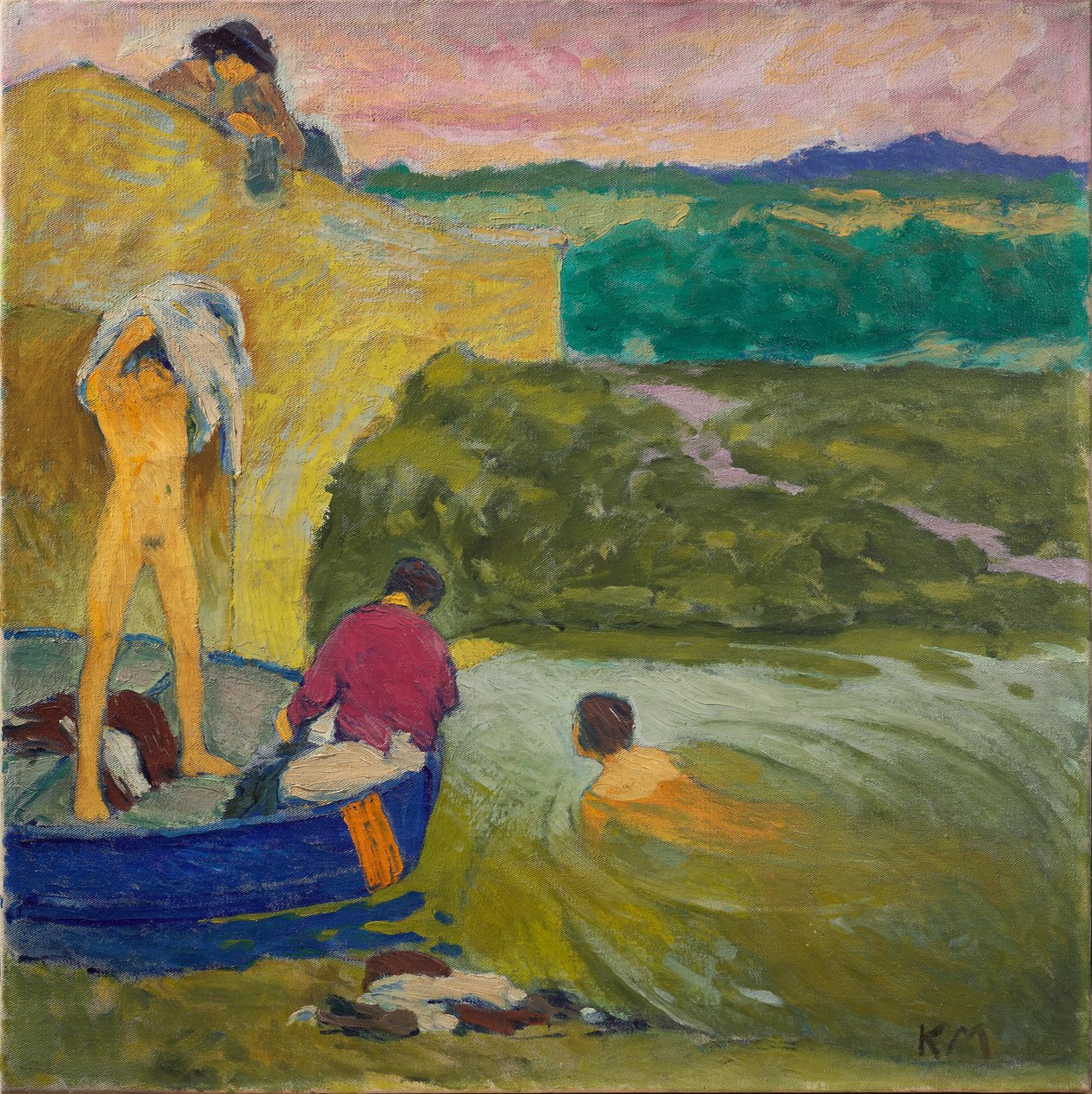 Banhistas, c. 1911 de Koloman Moser