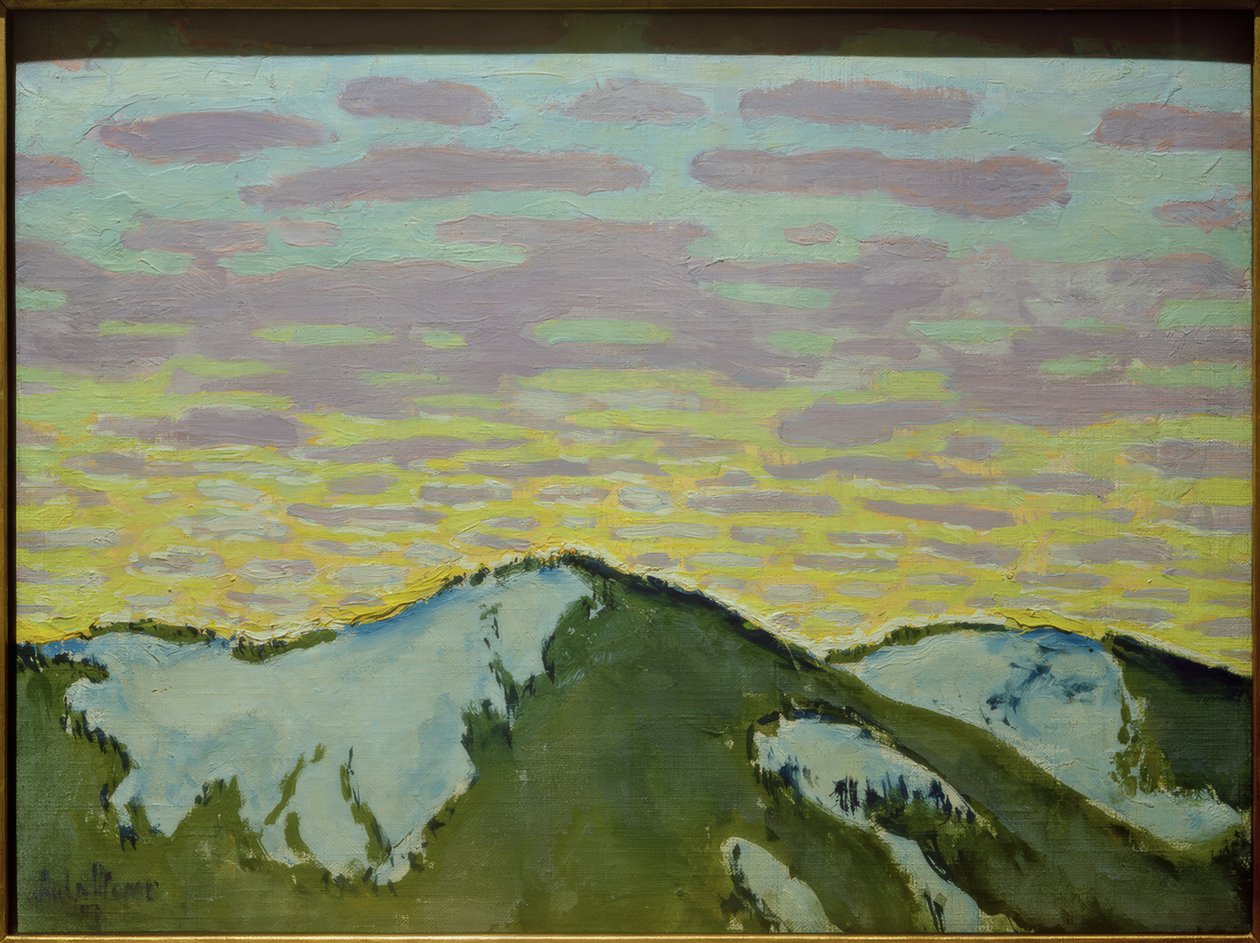 Pináculo na neve de Koloman Moser