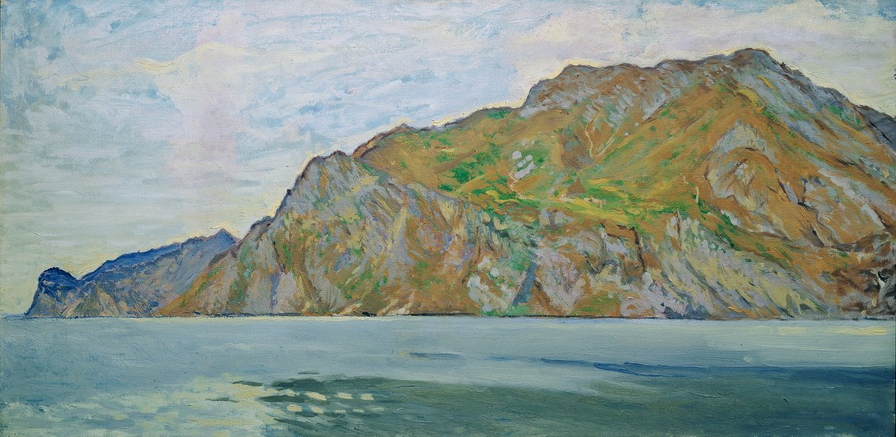 Vista de Torbole na margem ocidental do Lago Garda de Koloman Moser