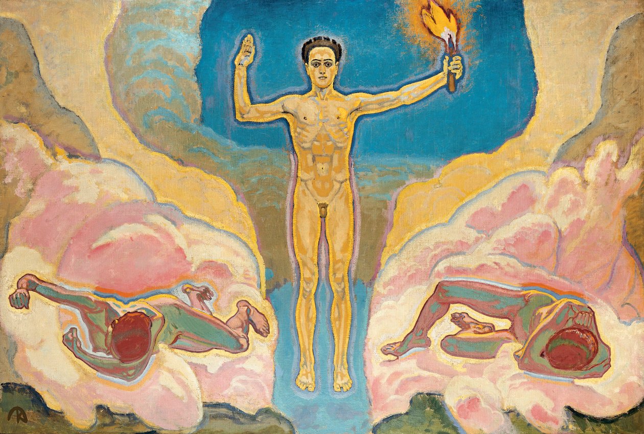 Das Licht - A luz ... (óleo sobre tela) de Koloman Moser