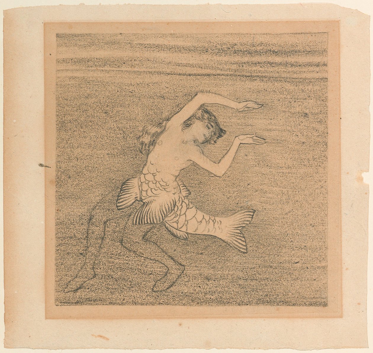 Estatueta de uma das filhas do Reno para The Rhinegold, de Richard Wagner, c. 1913 de Koloman Moser