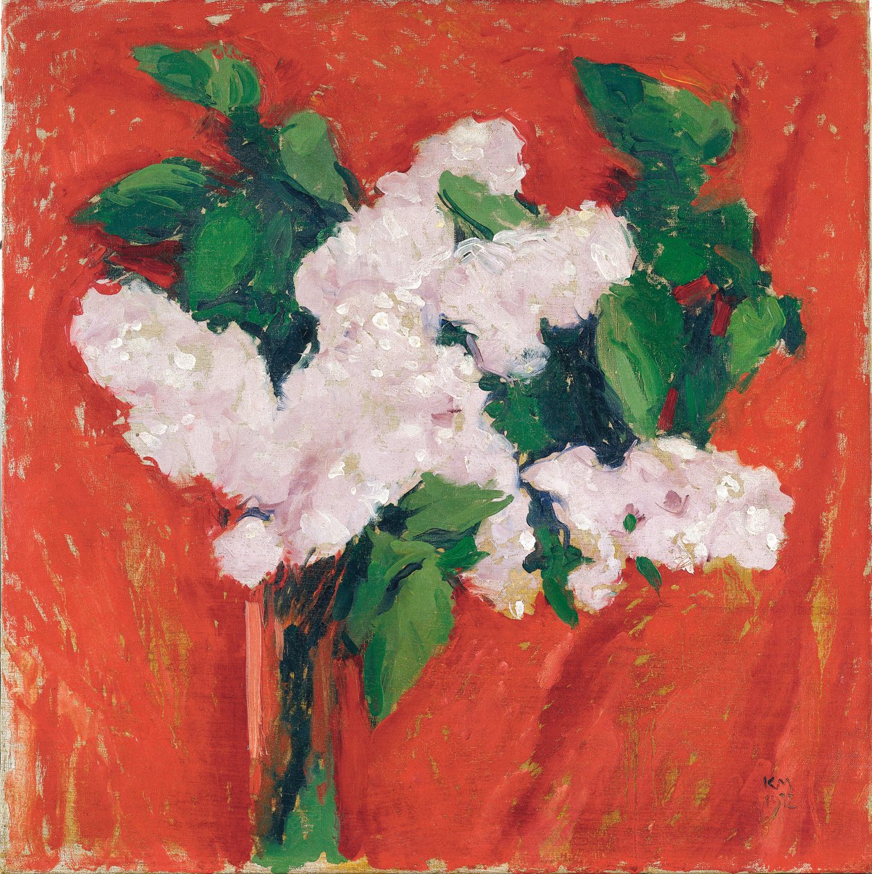 Flieder - Lilás ... (óleo sobre tela) de Koloman Moser