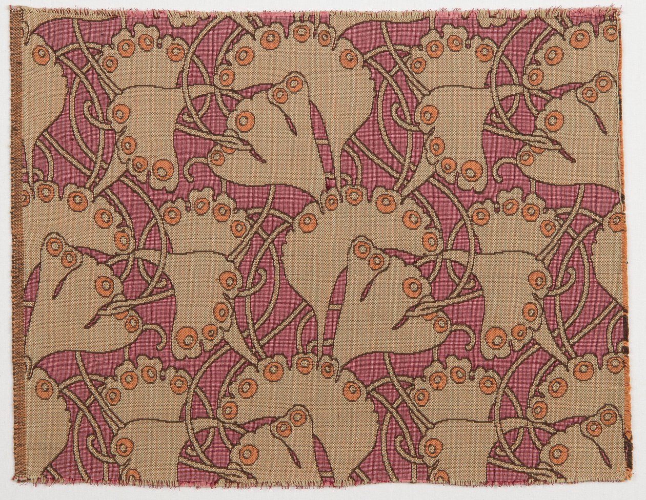 Design têxtil, 1898. de Koloman Moser