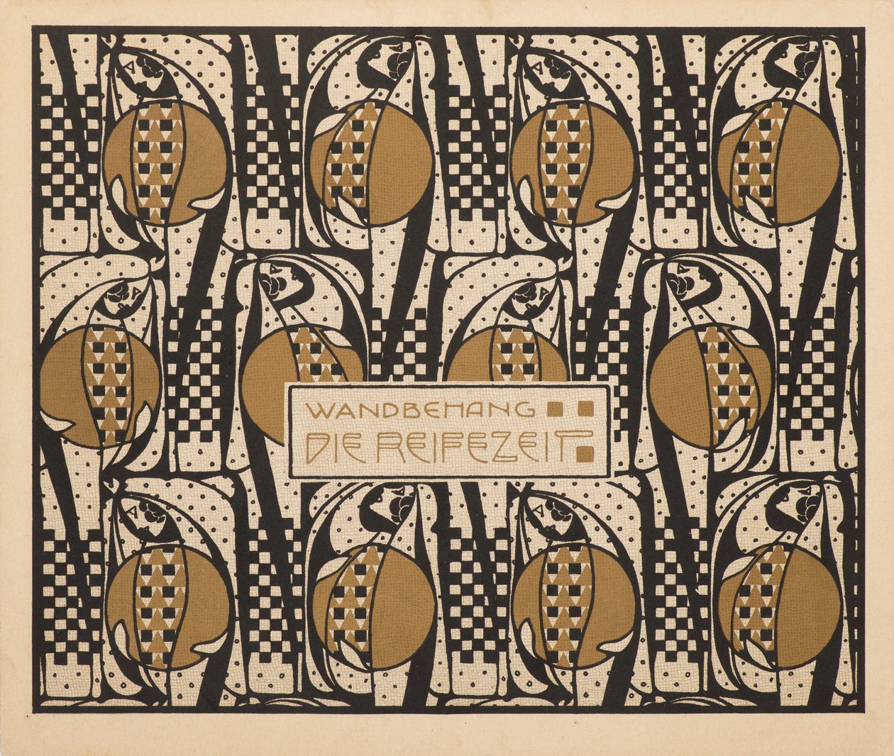 A hora da fruição, 1901. de Koloman Moser