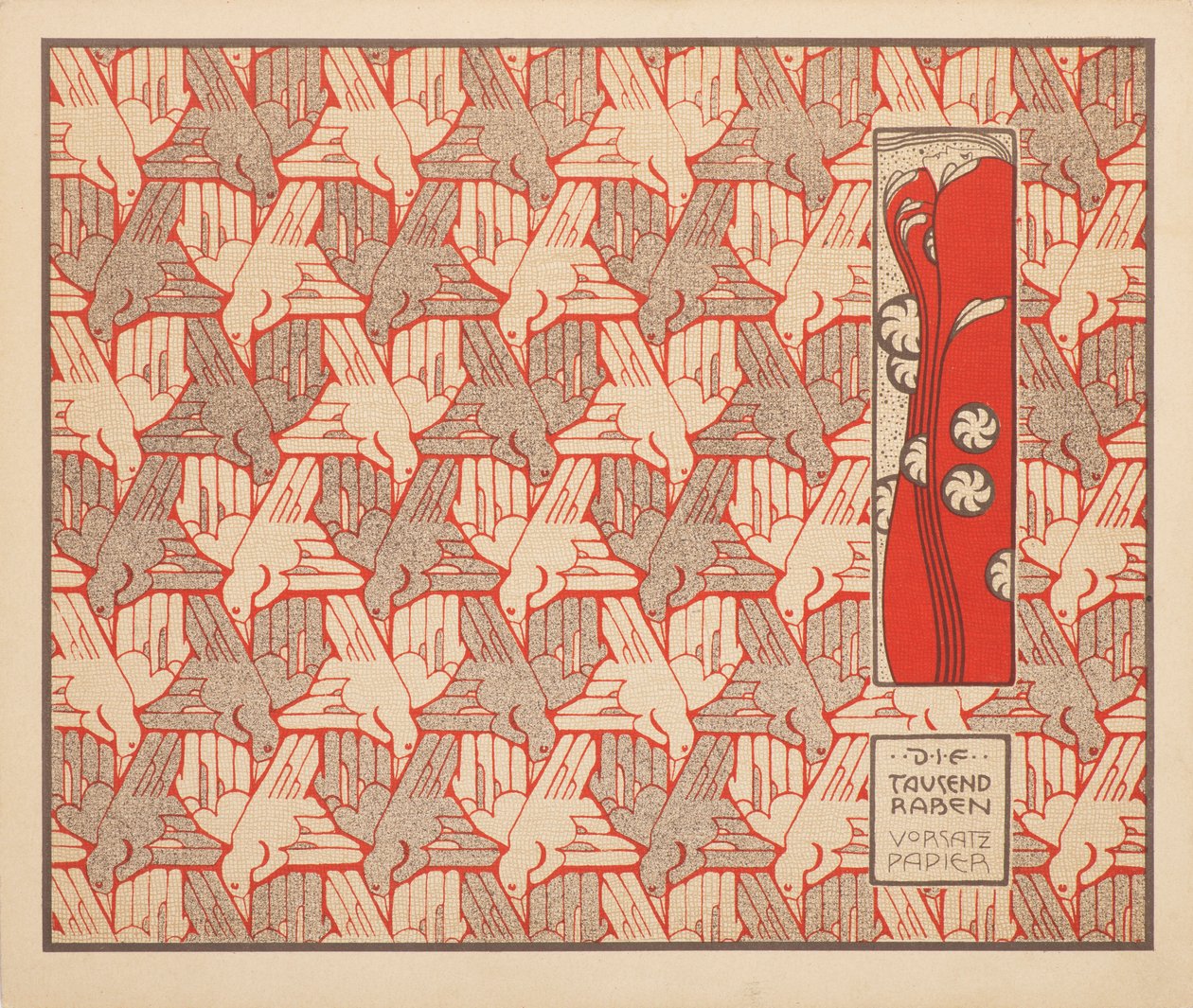 Os mil corvos, 1901. de Koloman Moser