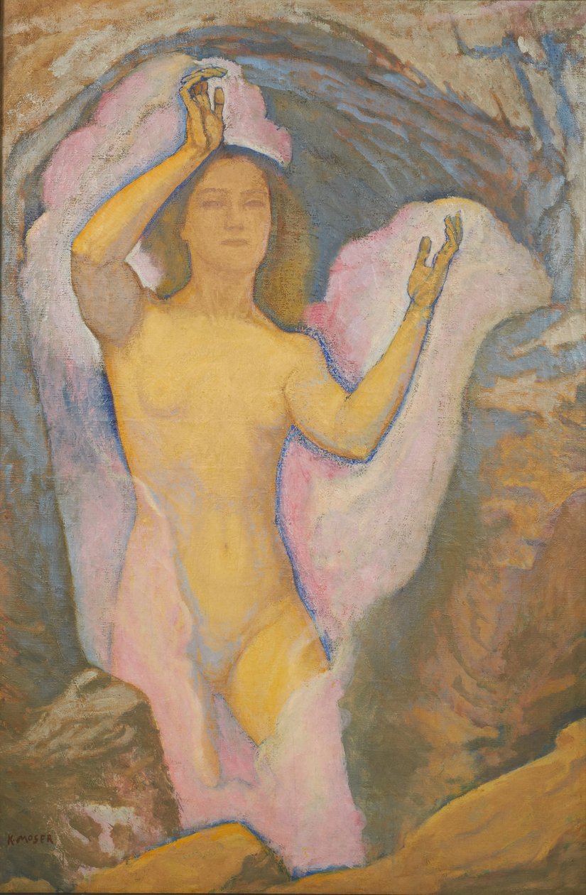 Vênus na Gruta III, 1916. de Koloman Moser