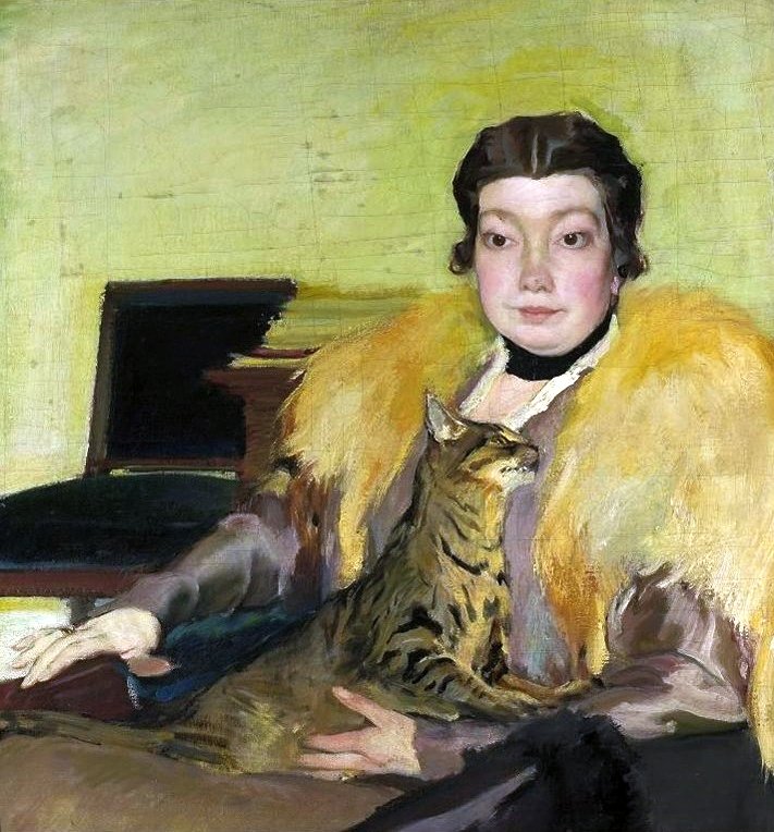 Retrato de Michalina Krzyzanowska, a esposa dos artistas. de Konrad Krzyzanowski
