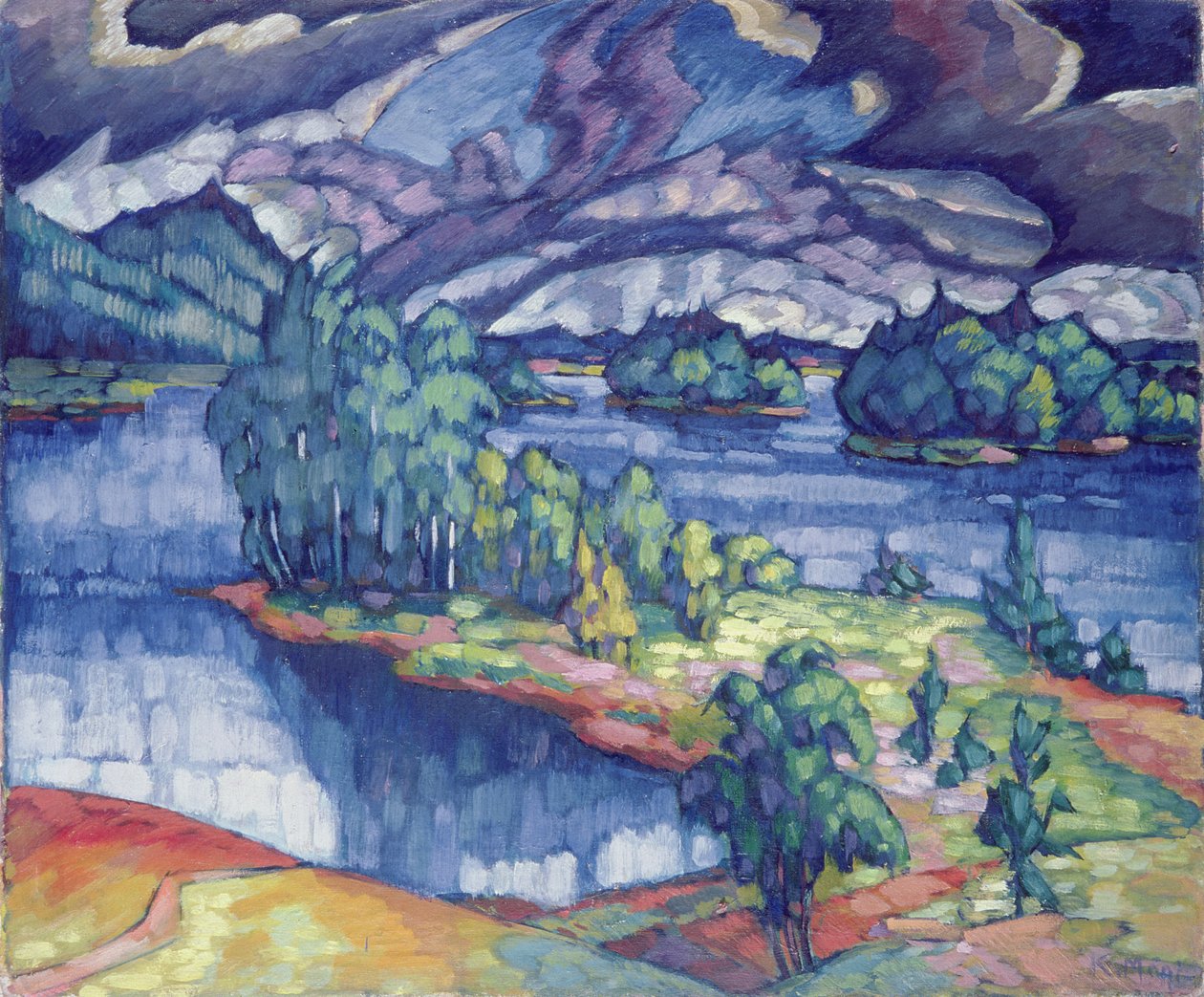 Lago Puhajarv, 1918-1921 de Konrad Magi