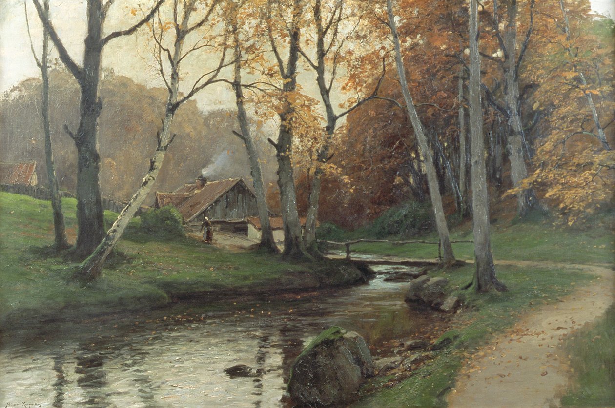 Córrego Preto, c.1890 de Konrad Mueller Kuerzwelly