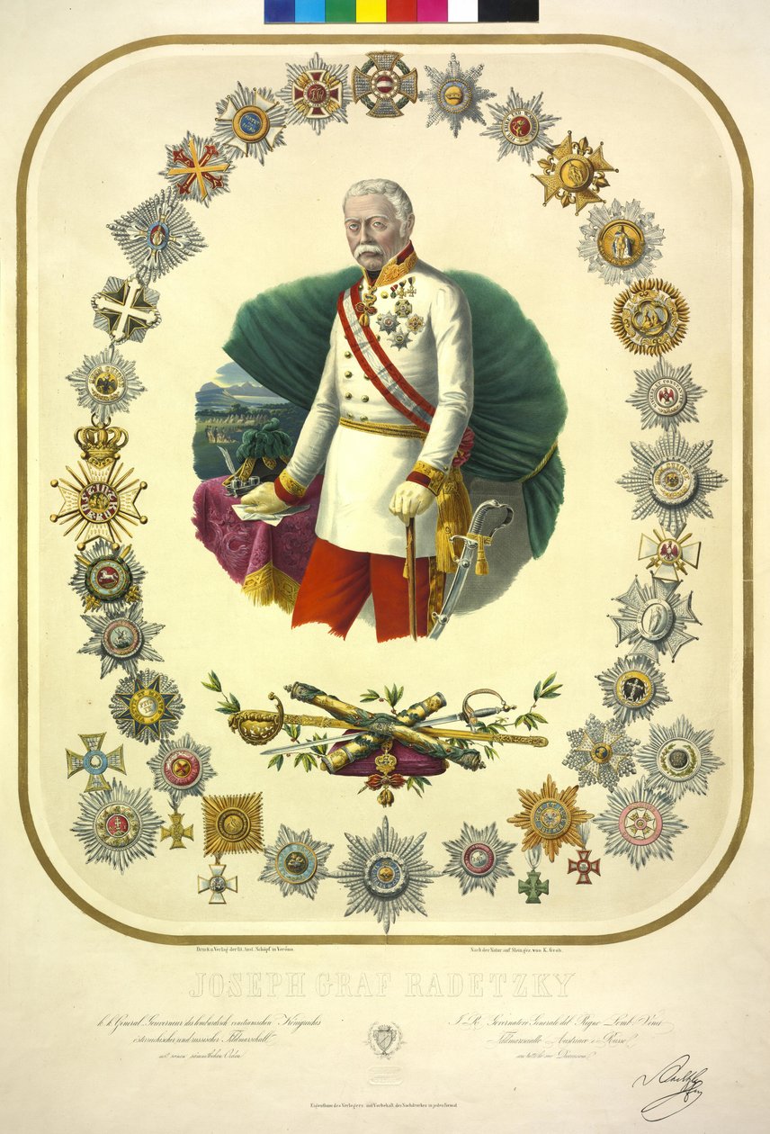 Joseph Radetzky (litógrafo) de Konrad Grob