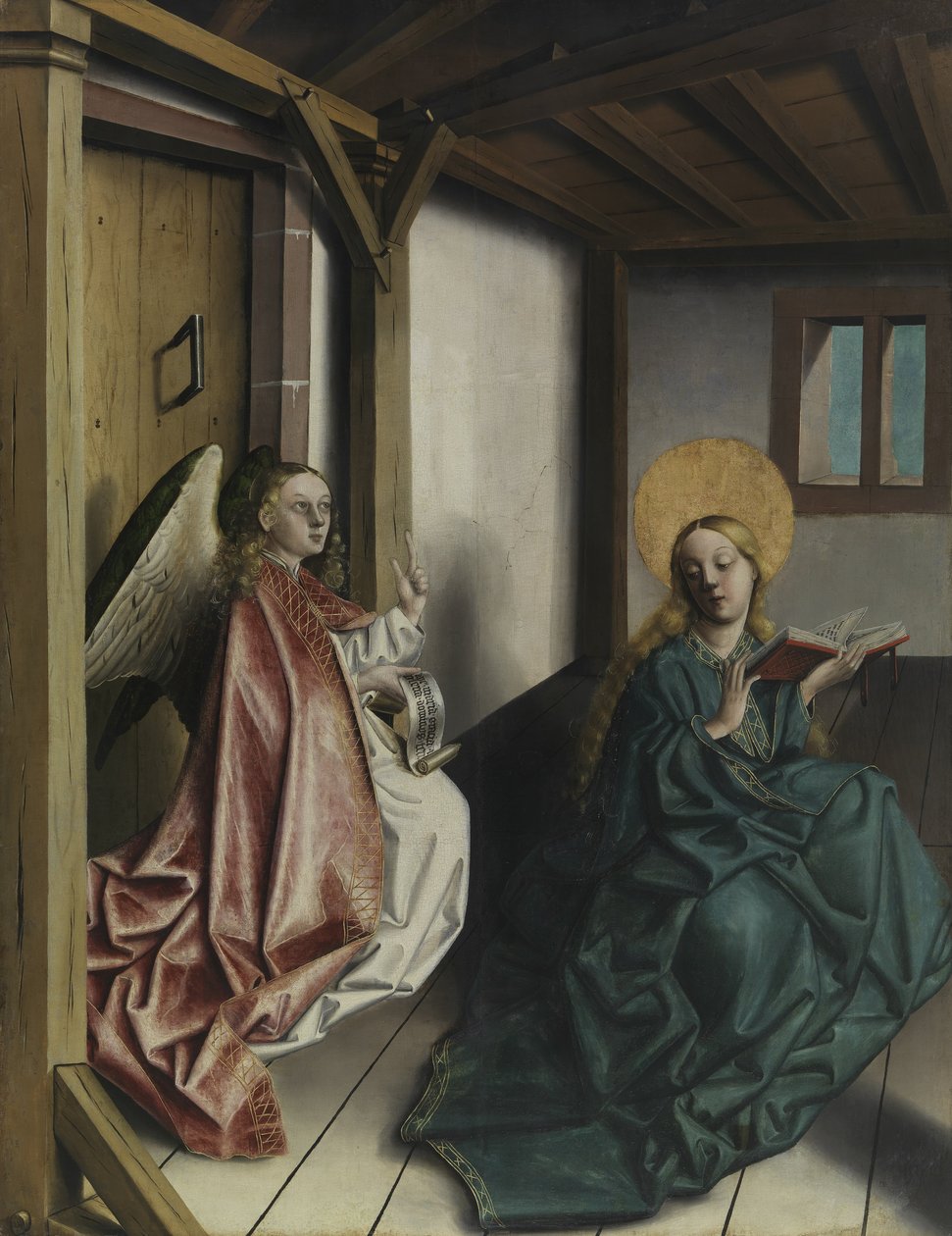 Alemão: Die Verkündigung an Maria The Annunciation de Konrad Witz