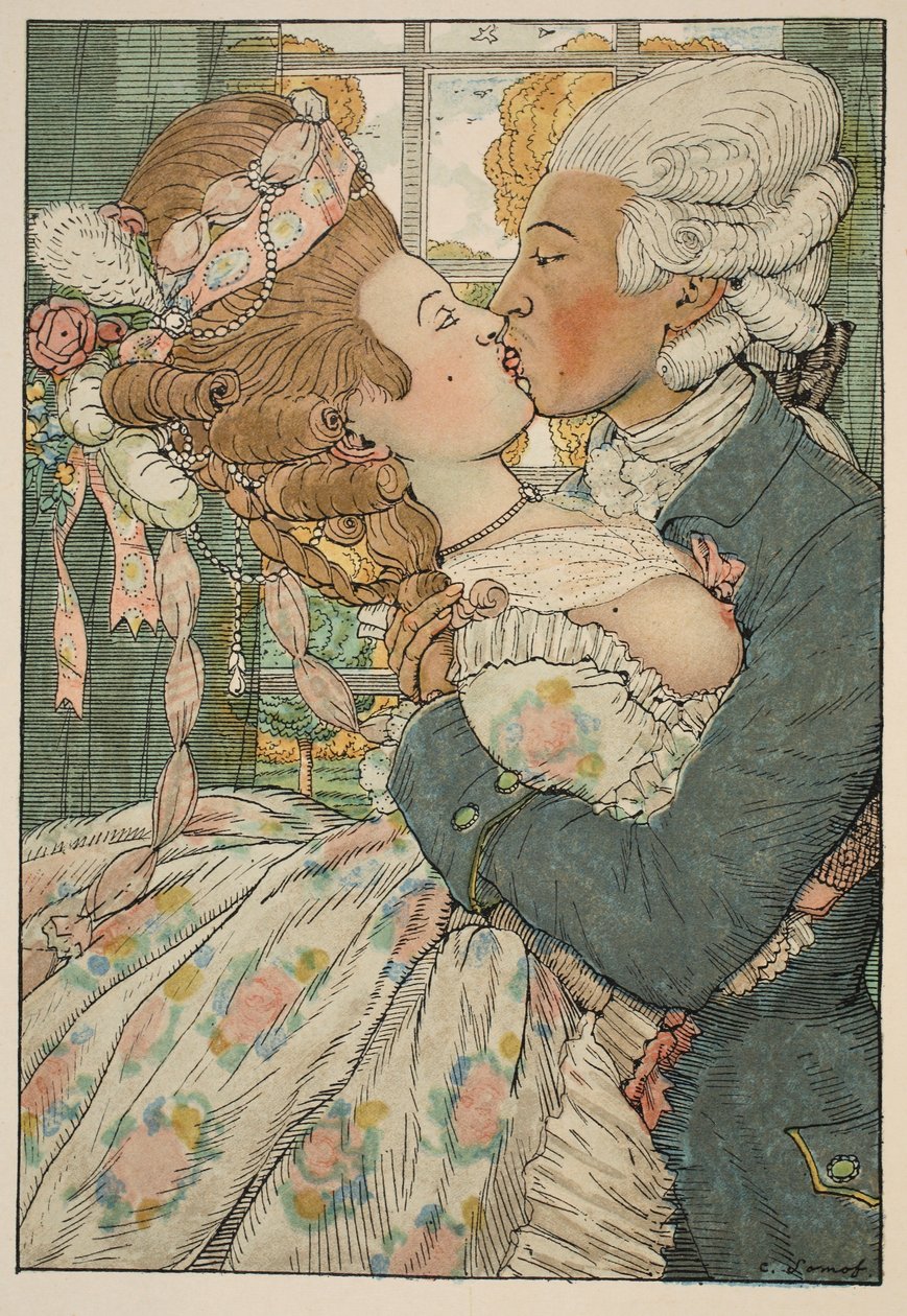 O Beijo, 1918 de Konstantin Andreevic Somov
