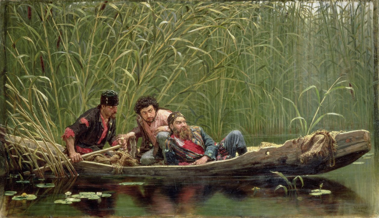 Pessoas Suspeitas, 1882 de Konstantin Apollonovich Savitsky
