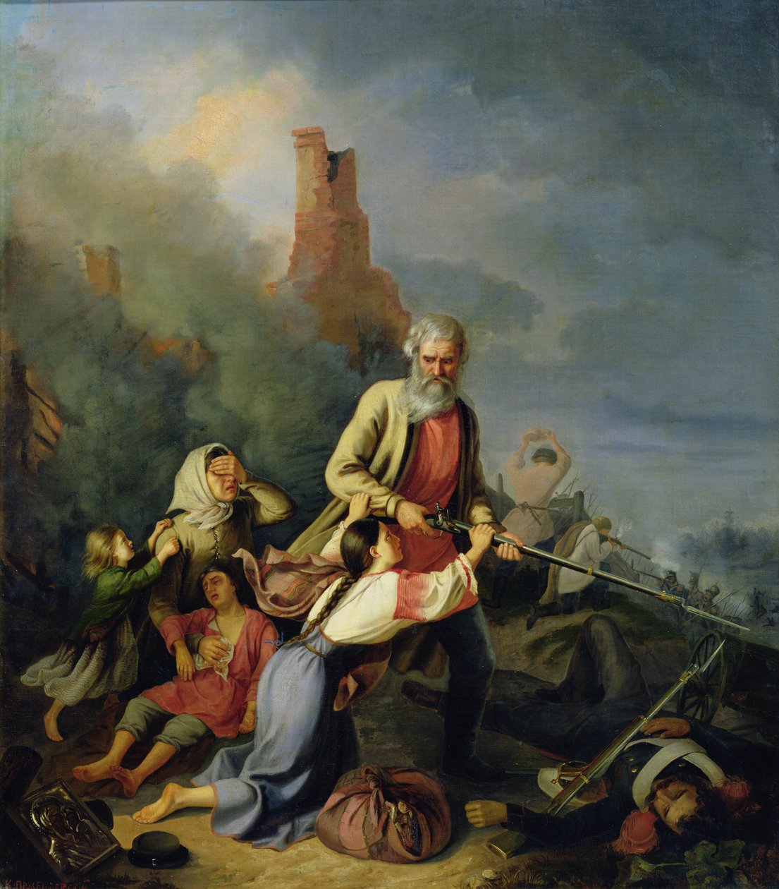Os russos em 1812, 1855 de Konstantin Przhceslavski