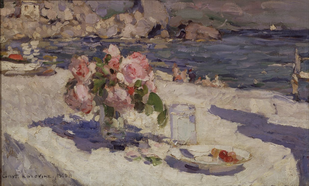 À beira mar, 1910 de Konstantin Alekseevich Korovin