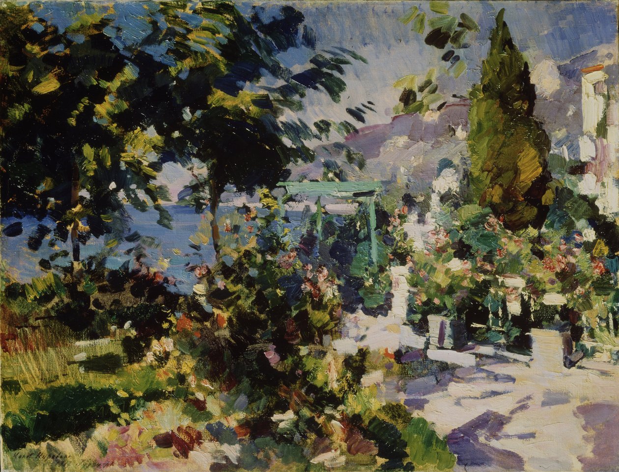 Gurzuf, 1917 de Konstantin Alekseevich Korovin