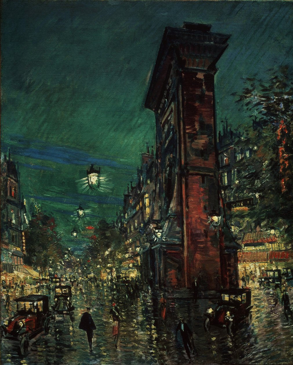 Paris, Porte Saint-Denis, 1923-1939 de Konstantin Alekseevich Korovin