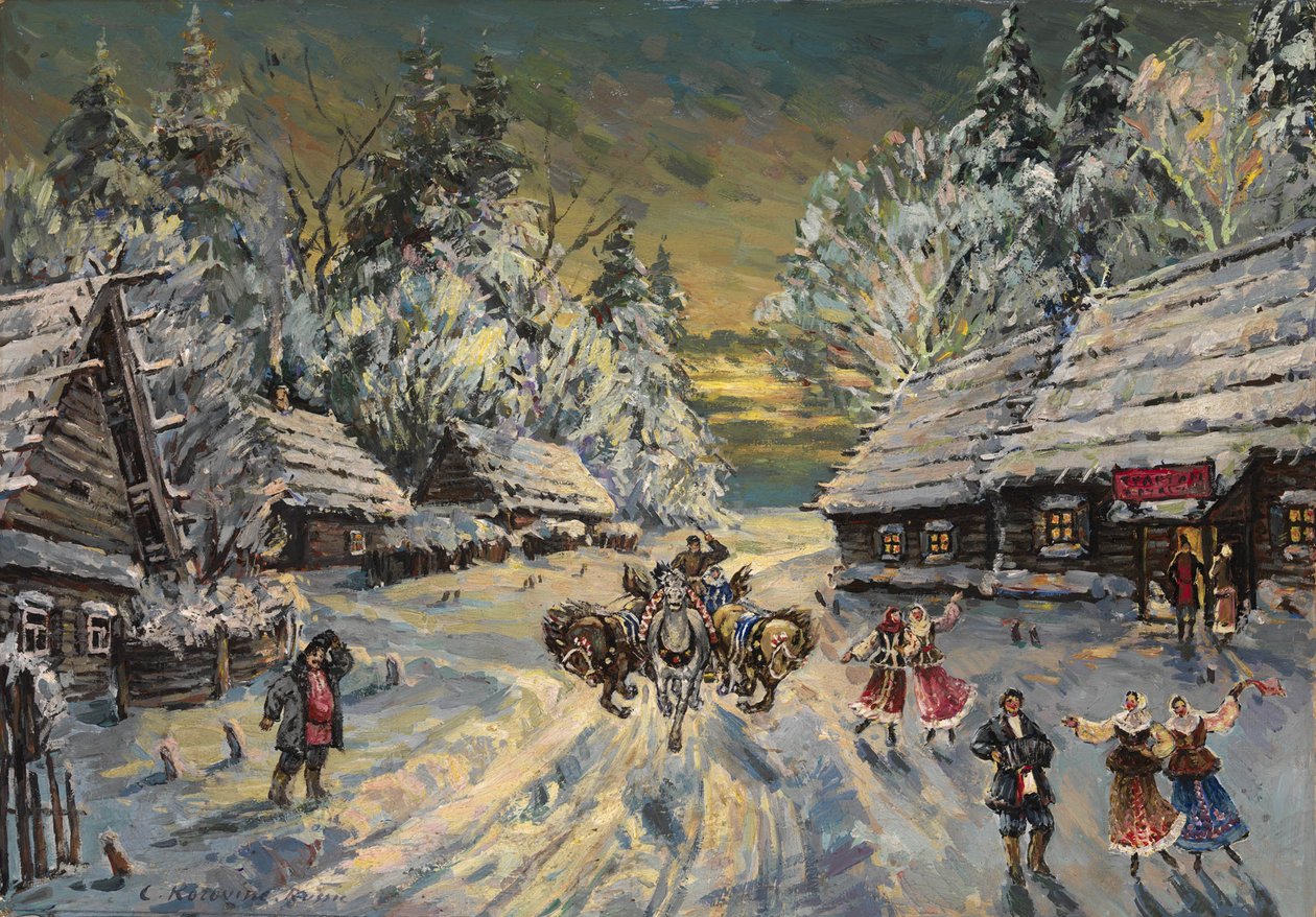 Inverno russo de Konstantin Alekseevich Korovin