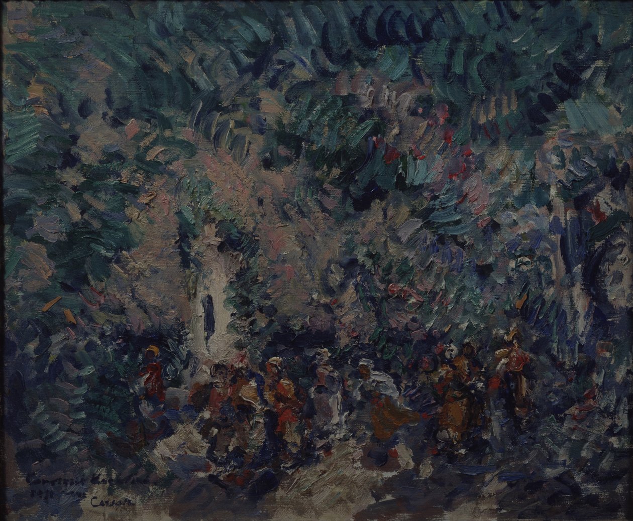 Cenografia para o ballet Corsair de A. Adam, 1911 de Konstantin Alekseevich Korovin