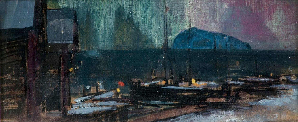 As luzes do norte na Noruega, 1902 de Konstantin Alekseevich Korovin