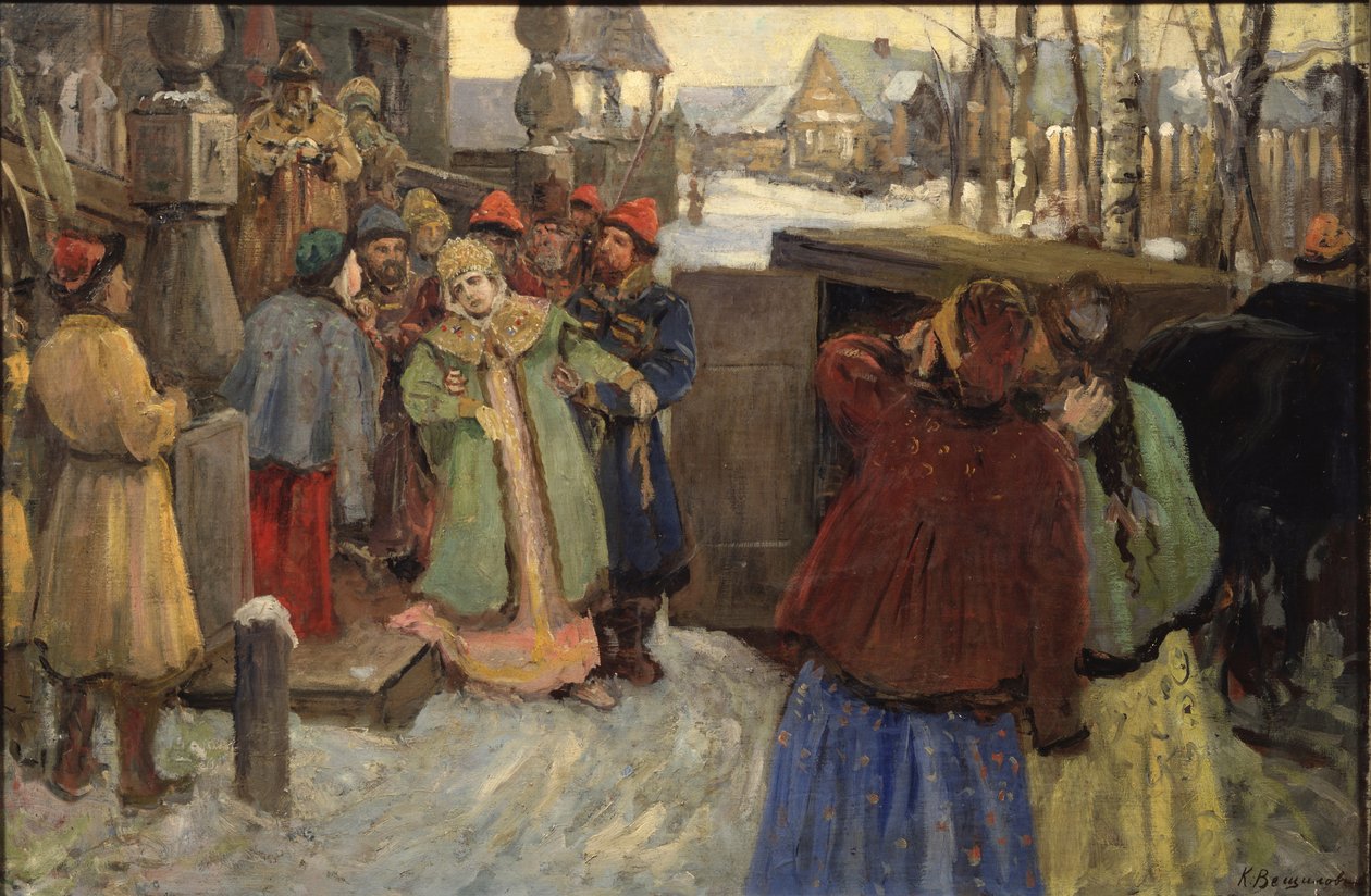 A prisão de Tsarevna Sophia de Konstantin Alexandrovich Veshchilov