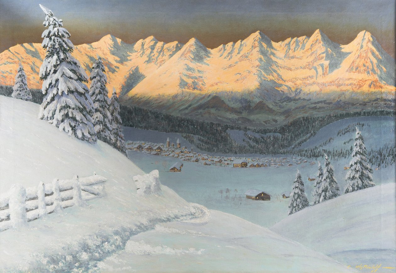 Paisagem de inverno de Konstantin Alexandrovich Veshchilov