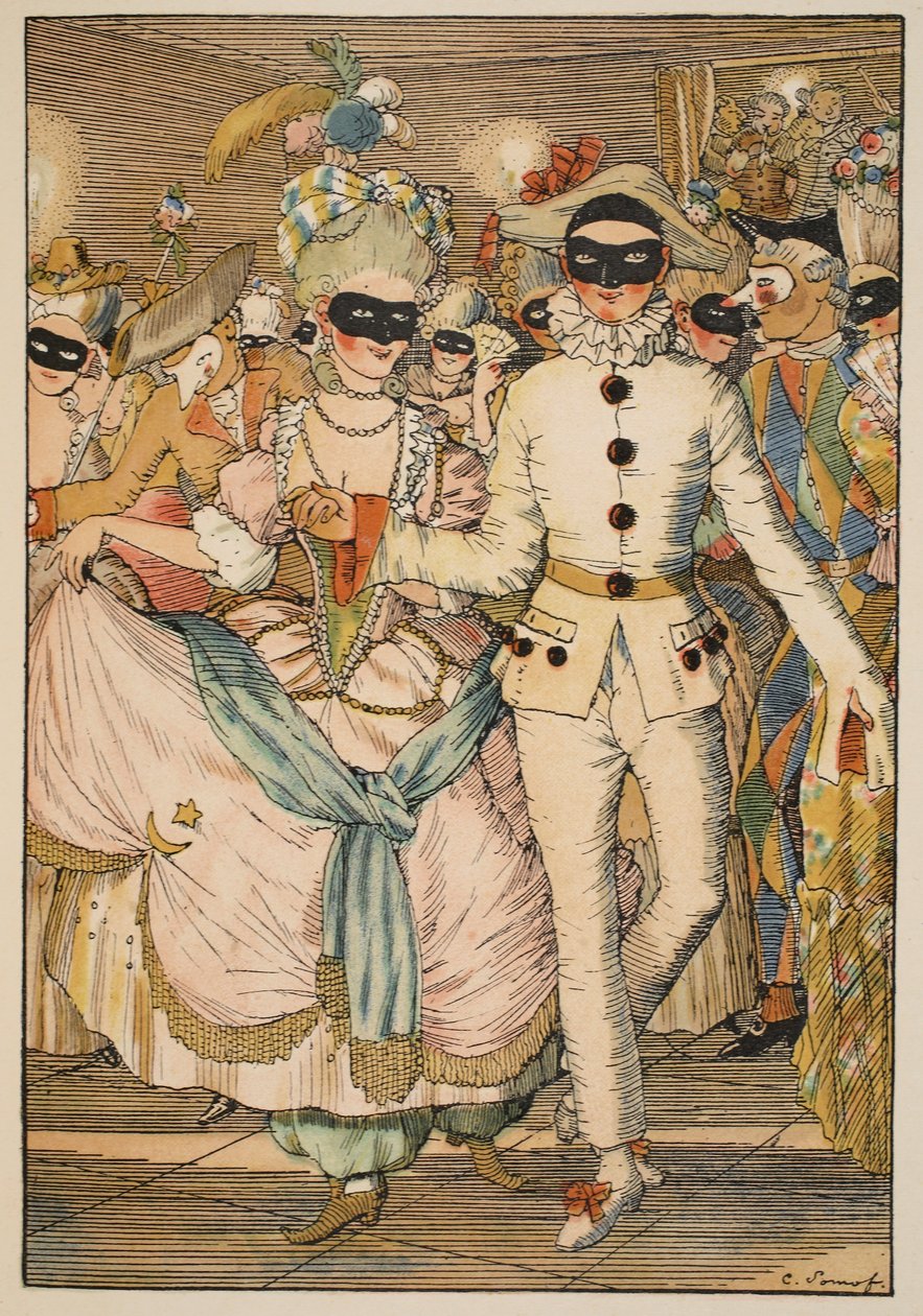 máscara de bal de Konstantin Andreevic Somov