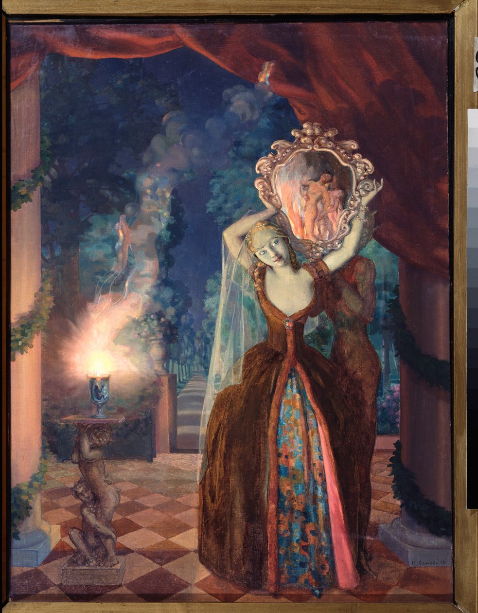 La Magie (A magia) - Pintura de Konstantin (Constantin) Andreyevich Somov (1869-1939) de Konstantin Andreevic Somov