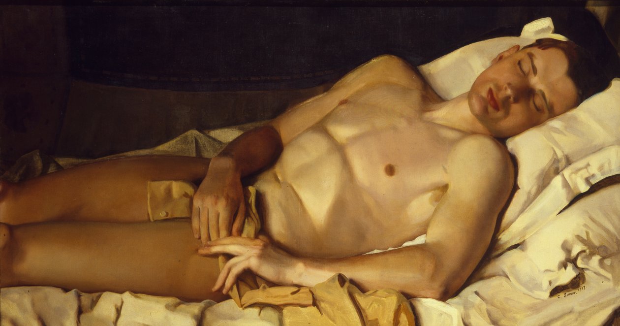 Menino nu Boris Snezhkovsky, 1937 de Konstantin Andreevic Somov