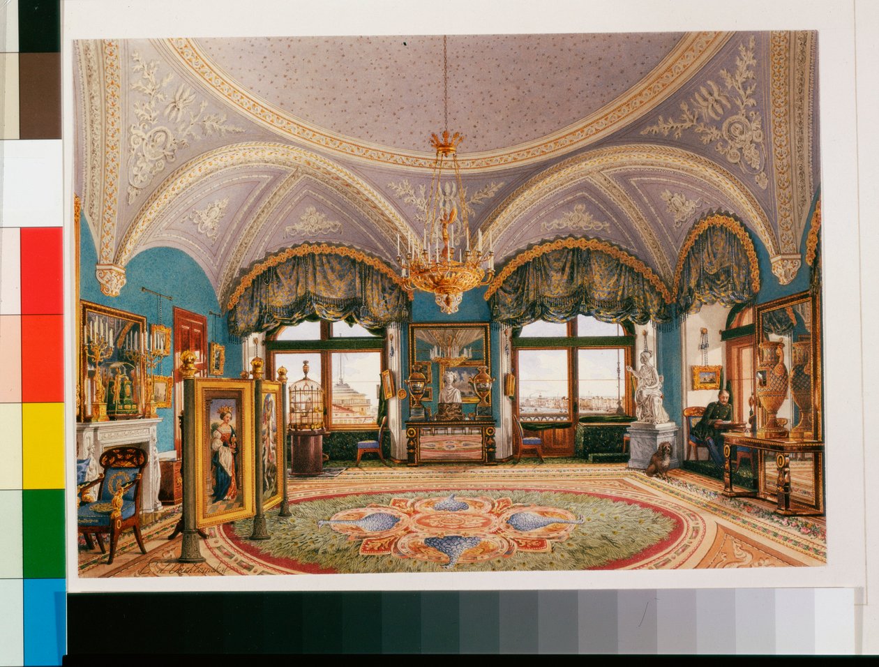 Interiores do Palácio de Inverno (Palais d