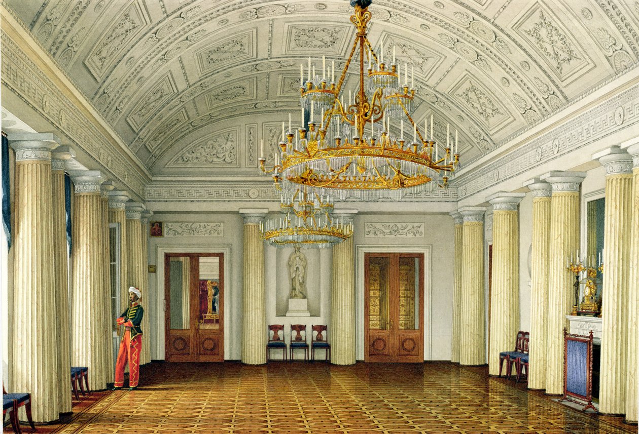 O Mourisco Hall, o Palácio de Inverno de Konstantin Andreyevich Ukhtomsky