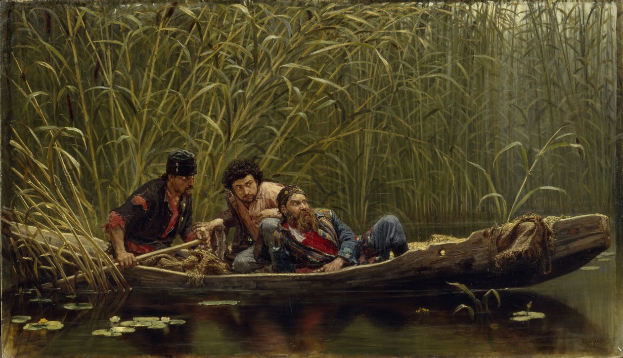 Os homens decadentes, 1882 de Konstantin Apollonovich Savitsky