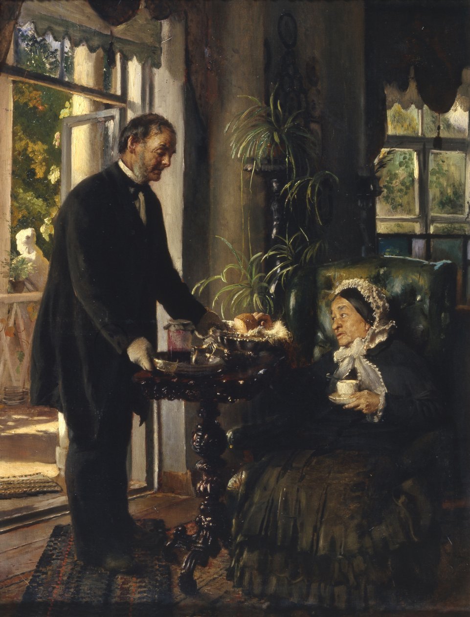 Uma Senhora do Solar, 1886 de Konstantin Egorovich Makovsky