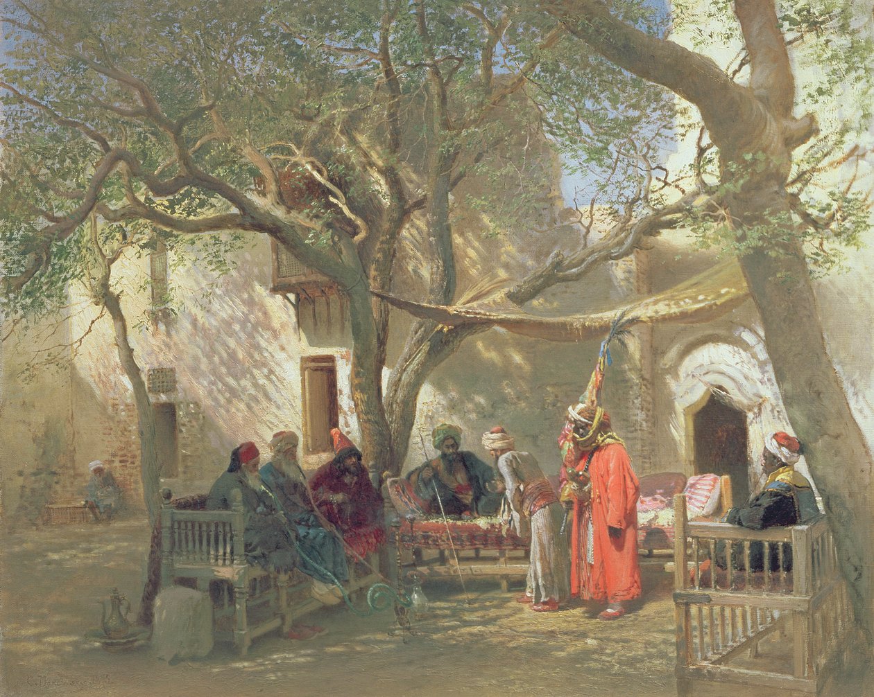 Dervixes no Cairo de Konstantin Egorovich Makovsky
