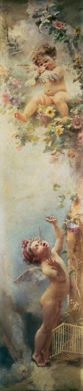 Despacho de Putty (Óleo sobre Tela) de Konstantin Egorovich Makovsky