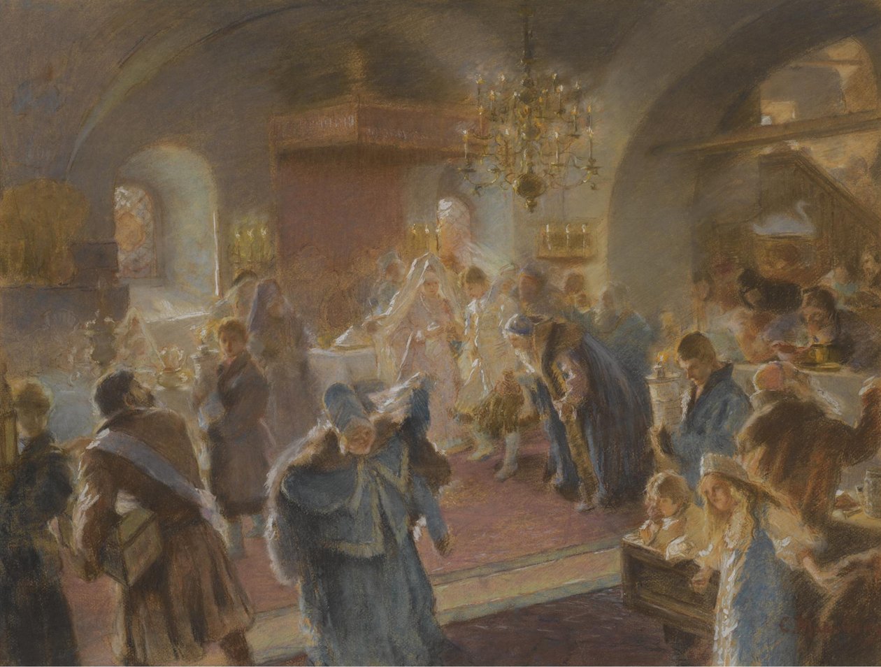 Aspersão do lúpulo de Konstantin Egorovich Makovsky