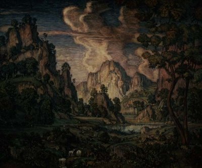 Paisagem Clássica de Konstantin Fedorovich Bogaevsky