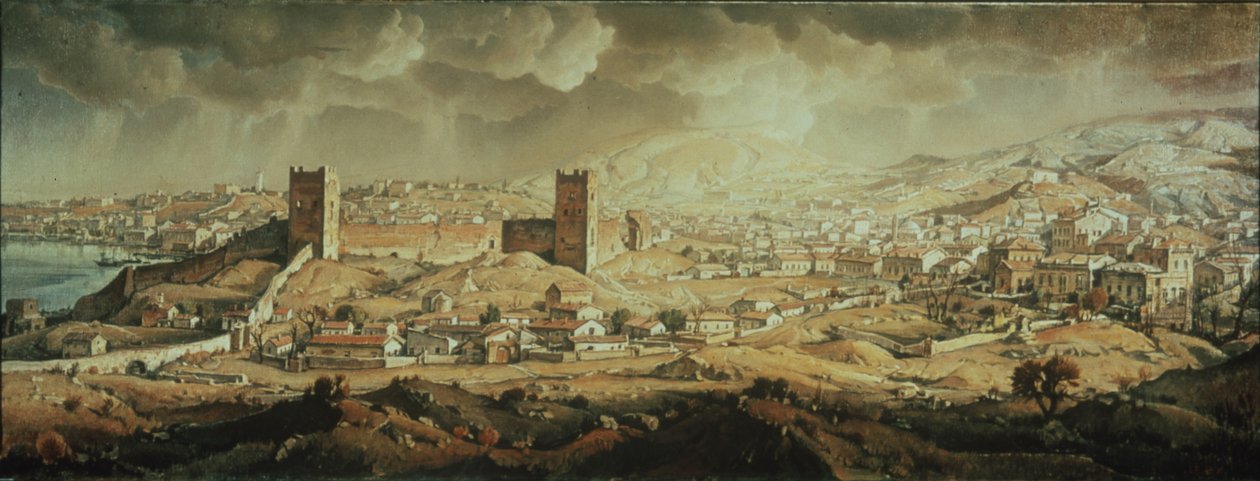 Feodosi. A Crimeia, 1930 de Konstantin Fyodorovich Bogayevsky