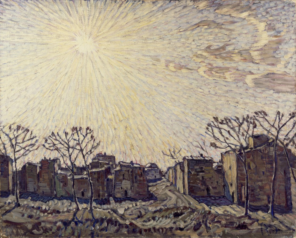 O Sol, 1906 de Konstantin Fyodorovich Bogayevsky
