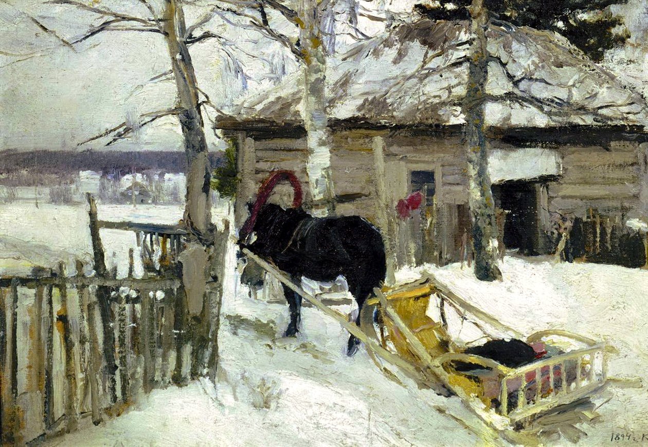 Inverno, 1894. de Konstantin Alekseevich Korovin