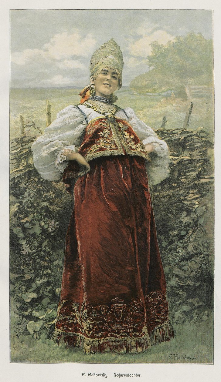 Filha de Boyar de Konstantin Makovsky