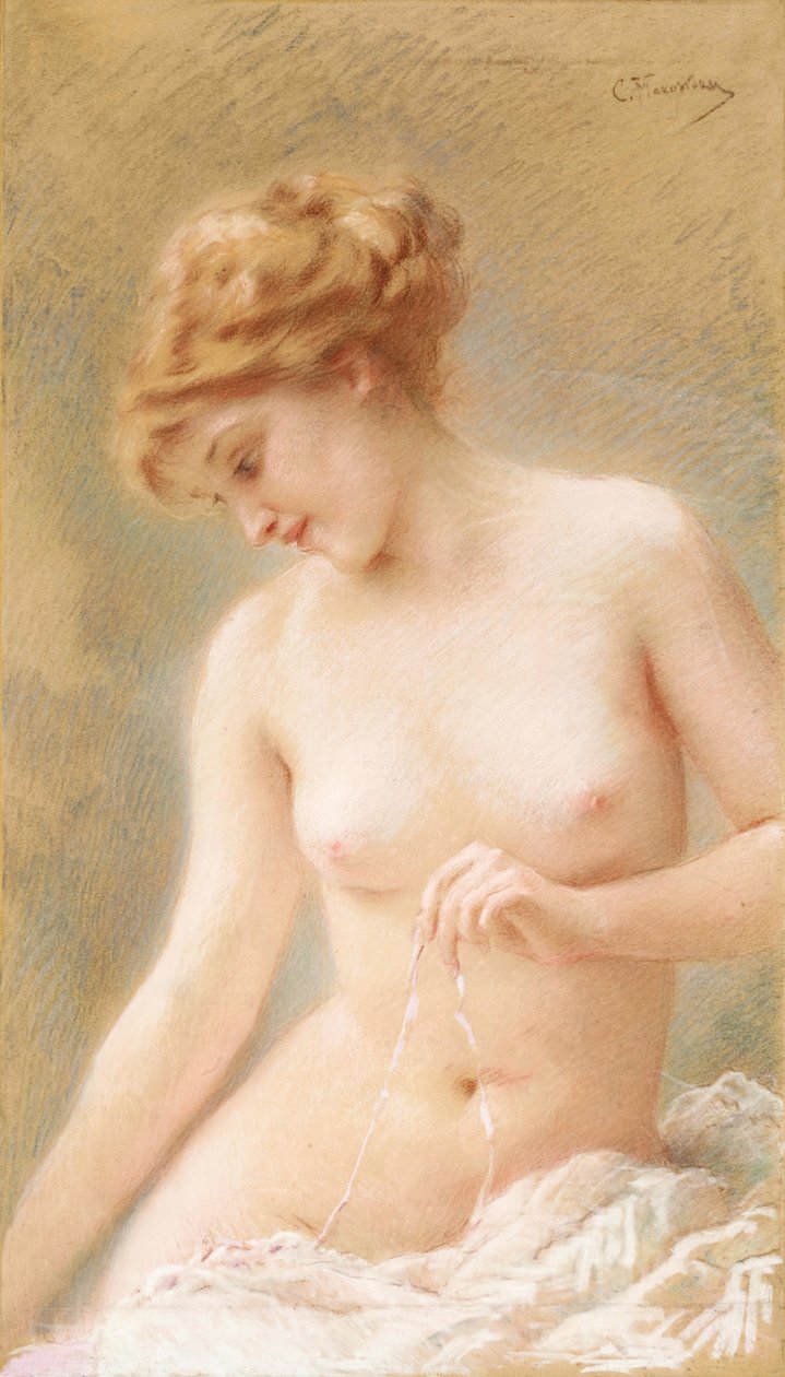 Sentado nu de Konstantin Makovsky