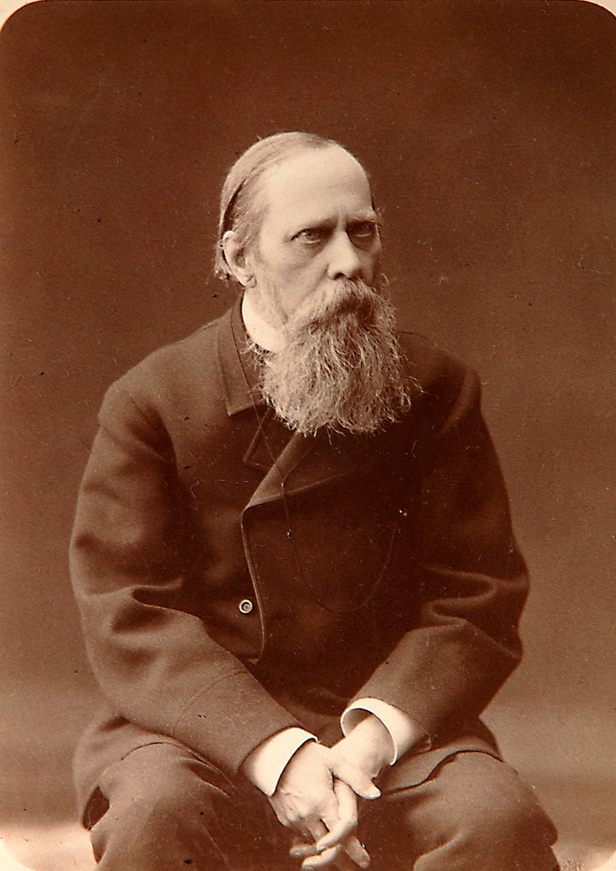 Mikhail Saltykov-Shchedrin, autor russo, década de 1880 de Konstantin Schapiro