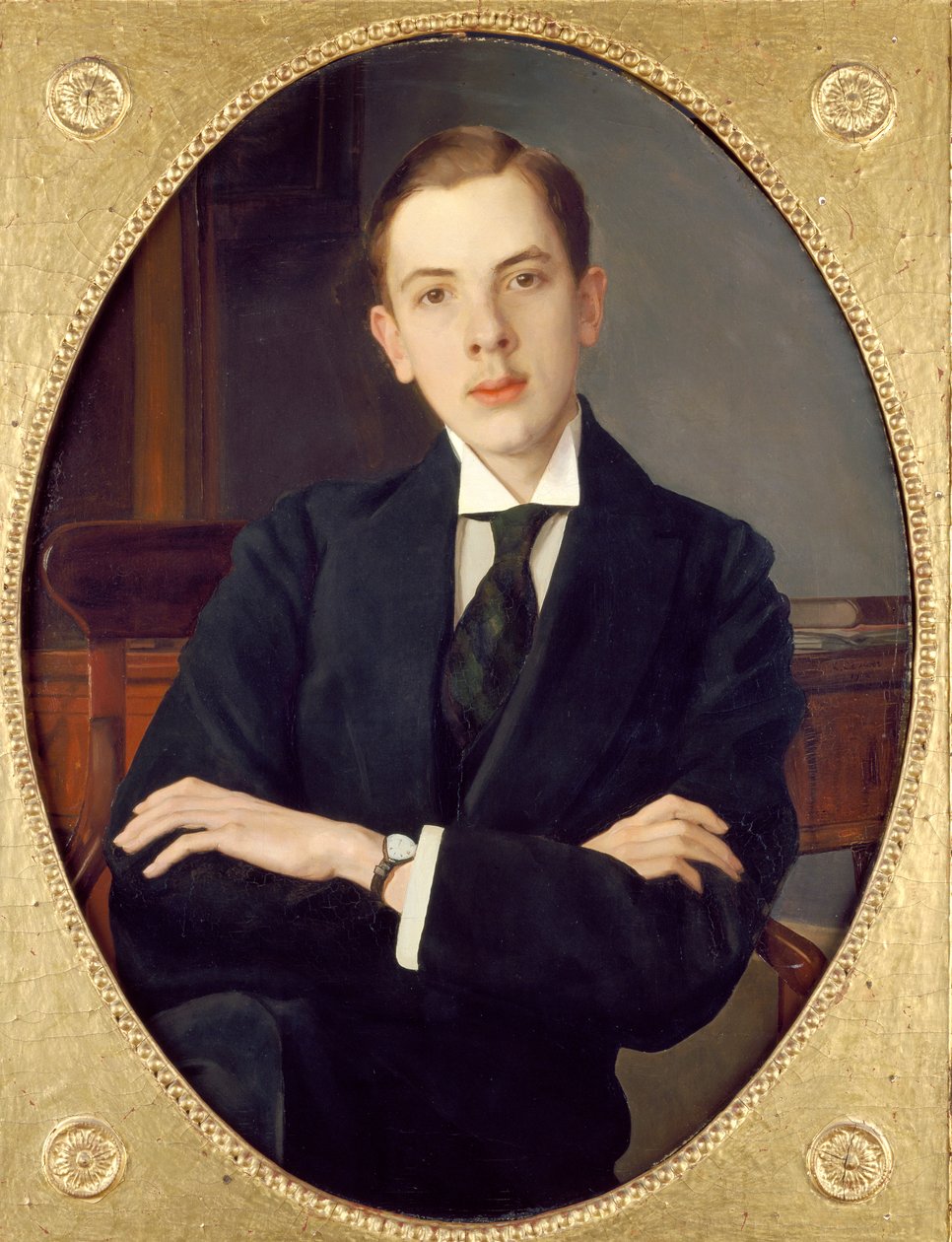 Evgenii Sergheevich Mikhailov, o Sobrinho do Artista, 1916 de Konstantin Somov